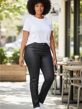 Time and Tru Women's High Rise Dark Indigo Skinny Jeans- NWT, Size XXL (20)